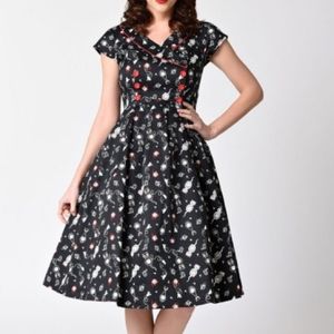 Voodoo Vixen Cat Clock dress